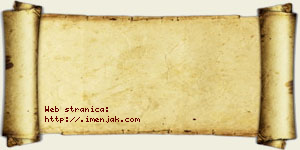 Žaklina Ljoskić vizit kartica